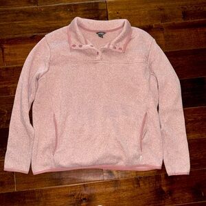 Eddie Bauer Quarter Button Swearshirt